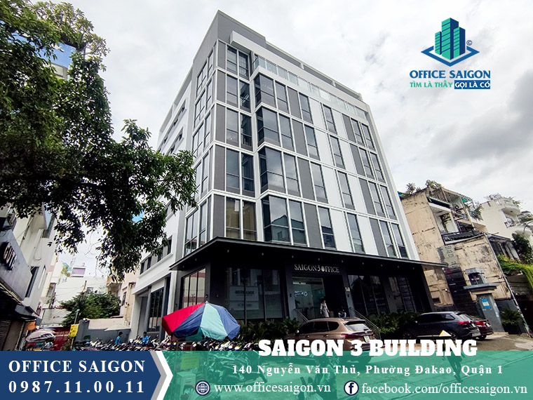 Tổng quan văn phòng cho thuê Saigon 3 Building quận 1