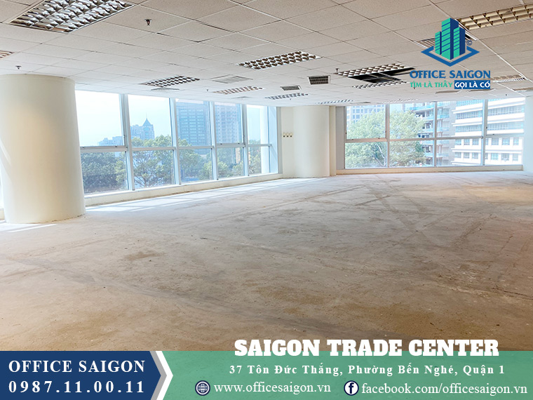 Một góc view khác của diện tích đang cho thuê tại tòa nhà Saigon Trade Center tower