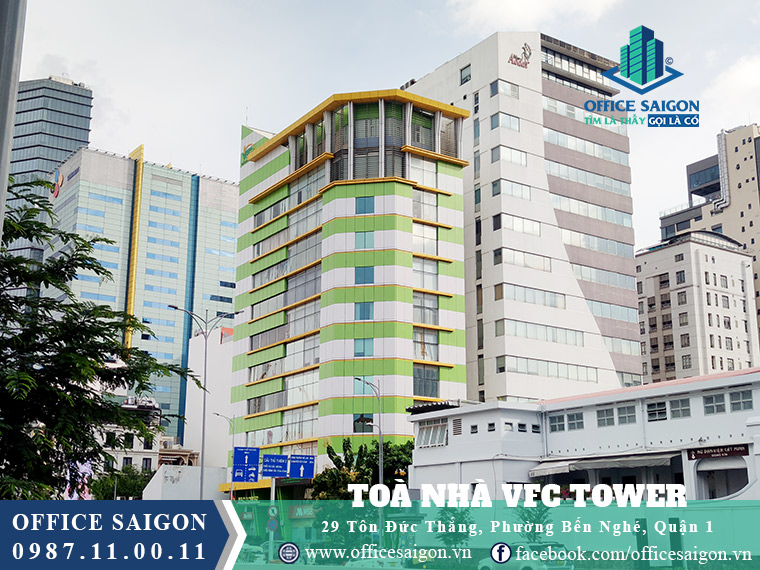 View tổng quan cao ốc văn phòng VFC tower đường Tôn Đức Thắng