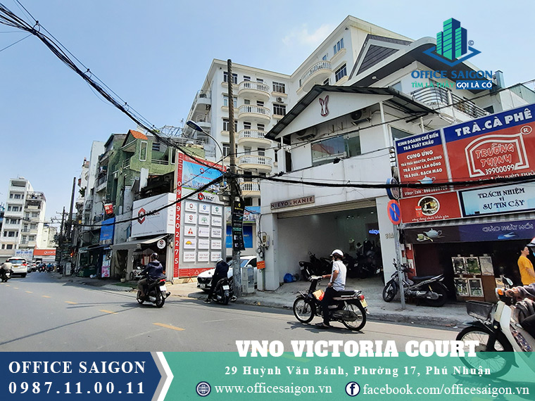 View cho thuê văn phòng toà nhà VNA Victoria Court Quận Phú Nhuận