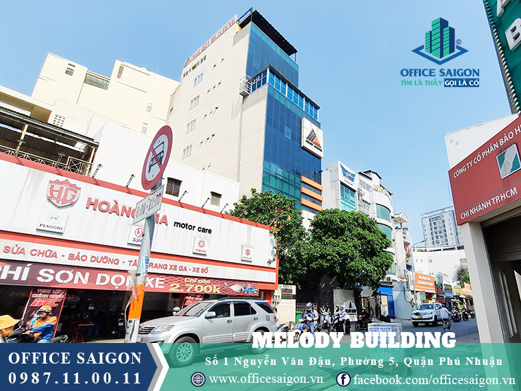 View cho thuê văn phòng toà nhà Melody Quận Phú Nhuận