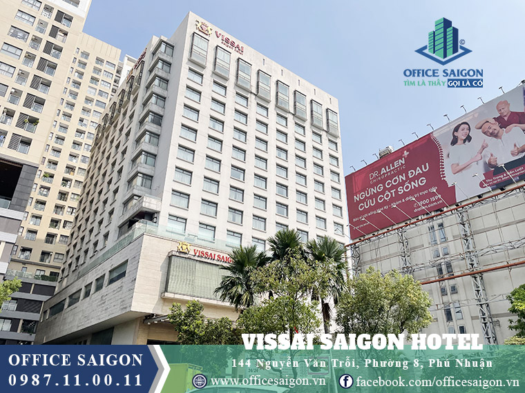 Tổng quan văn phòng cho thuê tại toà nhà Vissai Saigon Hotel Quận Phú Nhuận