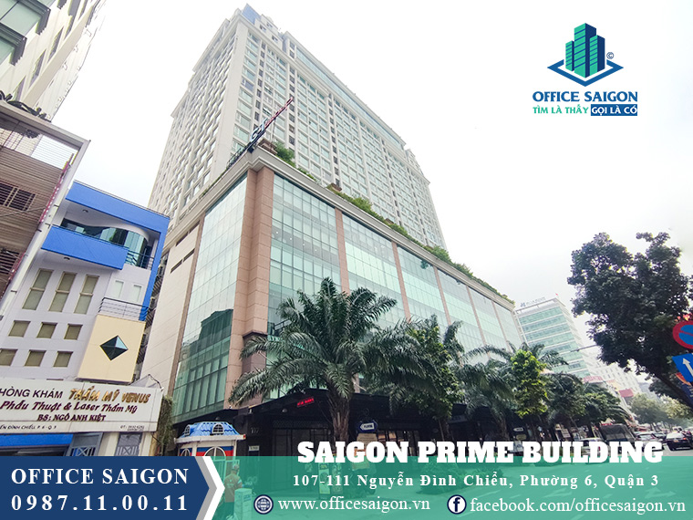 Văn phòng cho thuê tại tòa nhà Saigon Prime Building quận 3