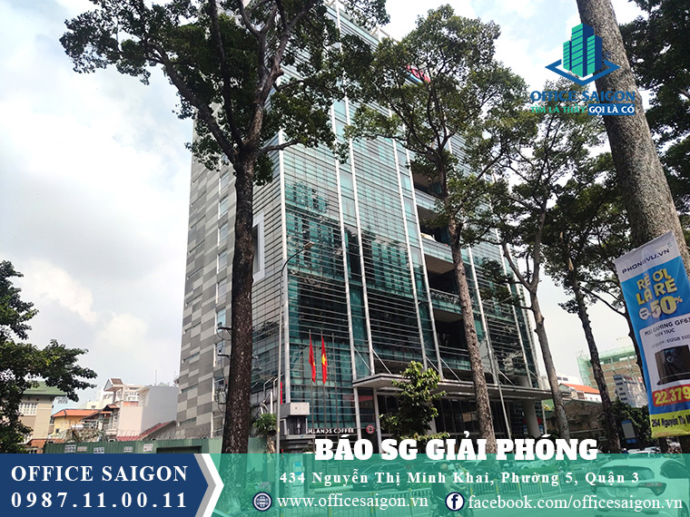 Tòa nhà Báo Sài Gòn Giải Phóng quận 3 đường Nguyễn Thị Minh Khai