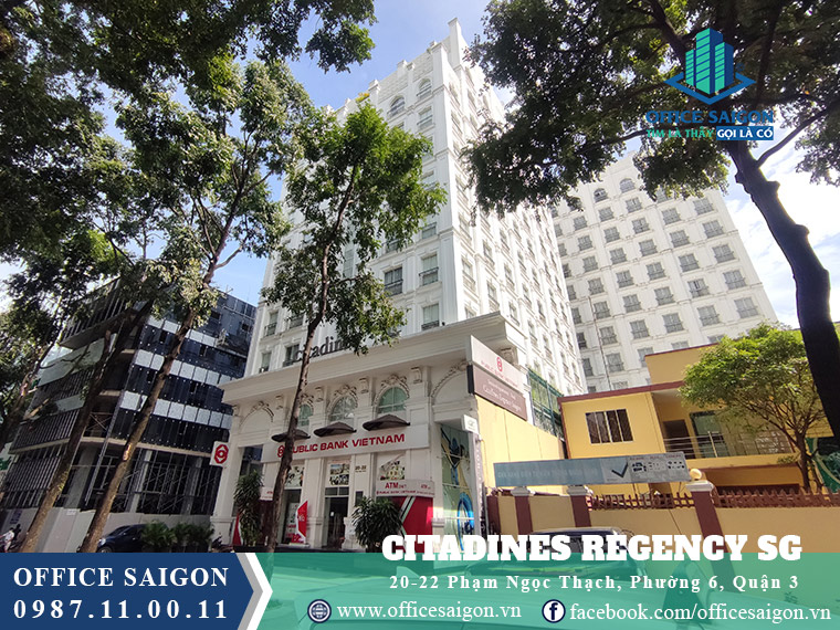 Văn phòng cho thuê tại toà nhà Citadines Regency Saigon Quận 3