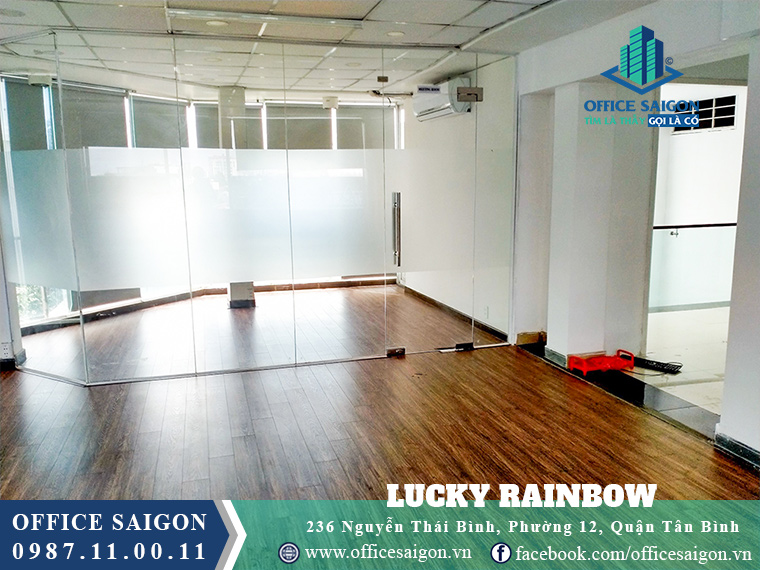 View sàn văn phòng cho thuê Lucky Rainbow building quận Tân Bình