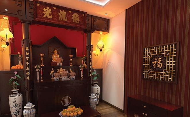 Cách đặt ban thờ trong nhà ở và chung cư