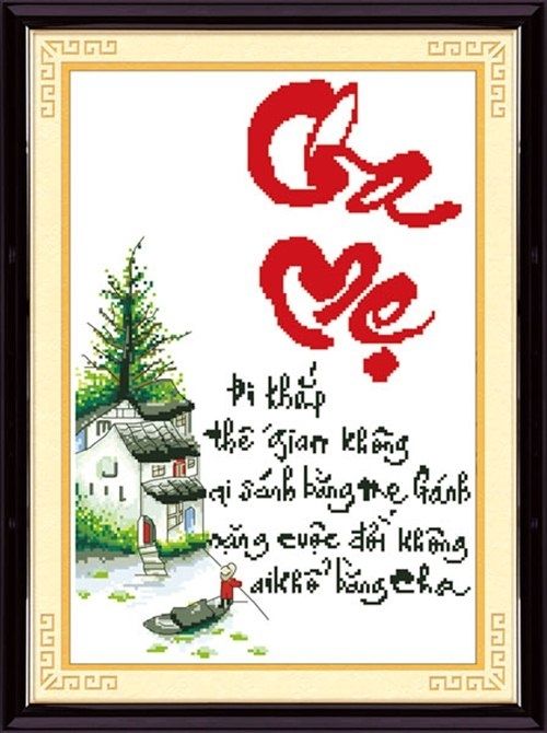 4 loại tranh thêu chữ thập đón Tết cần lưu ý khi treo kẻo rước họa vào thân