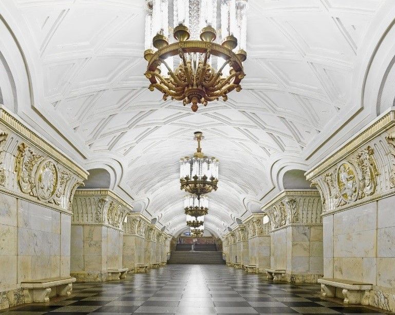Những ga tàu lộng lẫy như cung điện ở Nga