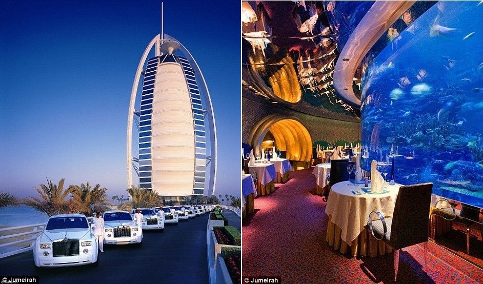 Bên trong khách sạn Dubai 7 sao 'quyền lực' nhất mạng xã hội