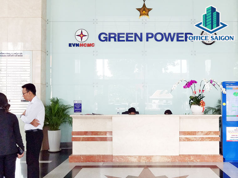 Sảnh lễ tân tại tòa nhà Green Power building