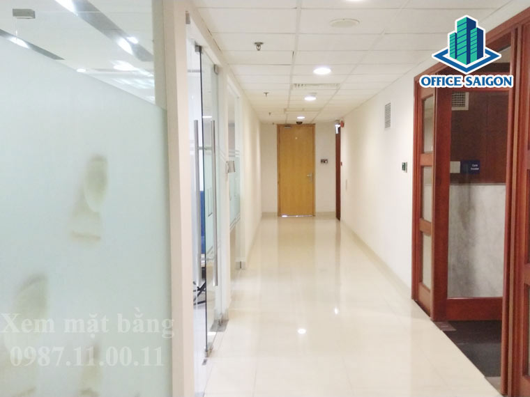 Hành lang, lối đi chúng của các văn phòng tại Green Power