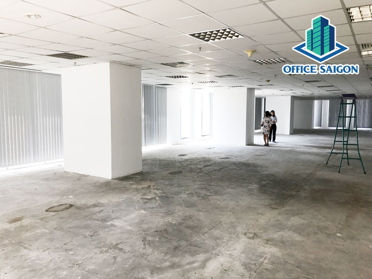 Mặt bằng thực tế được Office Saigon ghi nhận tại Green Power