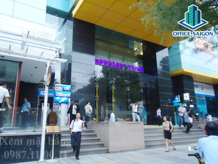 Mặt trước tòa nhà Gemadept Tower