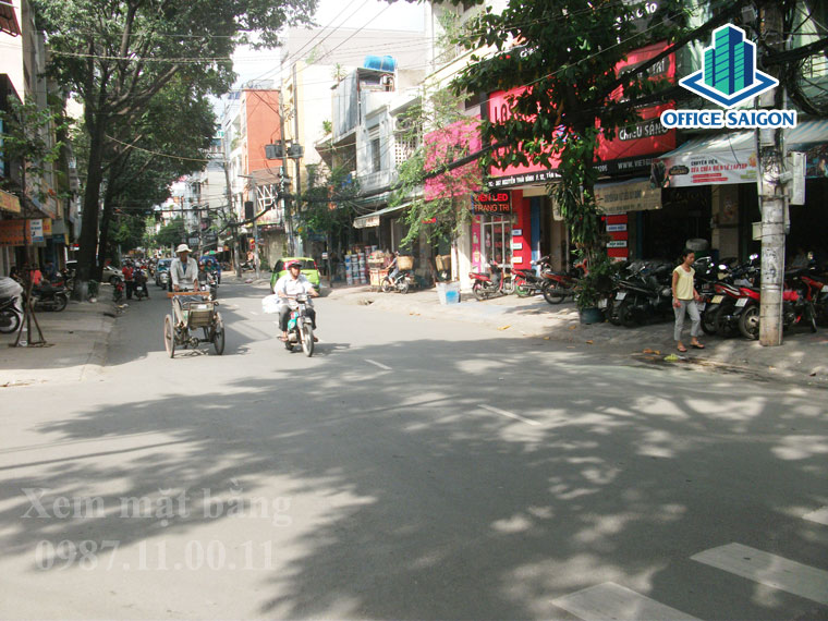 View đường phía trước tòa nhà GT building
