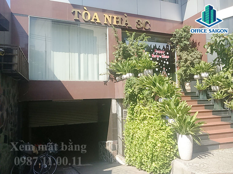 Mặt tiền phía trước tòa nhà 3C building
