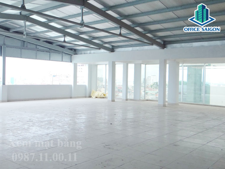 View diện tích tầng thượng tại tòa nhà Sumikura building
