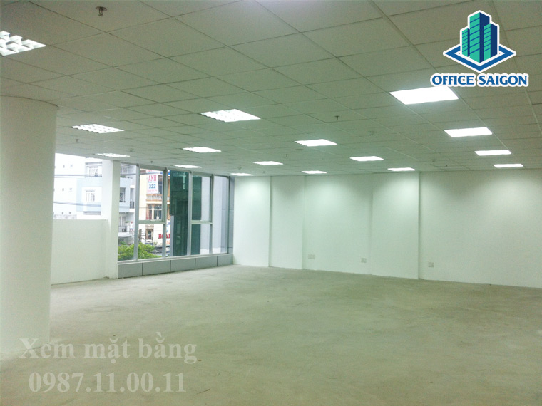 Sàn cho thuê tại CT In building rất thông thoáng và trần cao ổn định