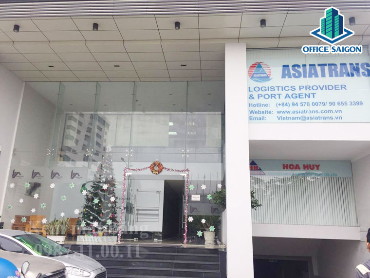 Mặt tiền phía trước tòa nhà TPA building rộng rãi, thông thoáng