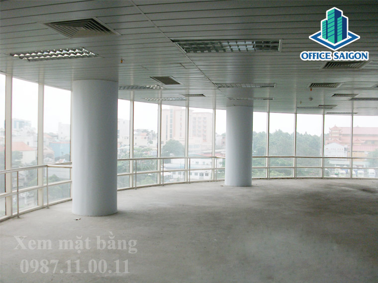 View diện tích 120m2 cho thuê tại Waseco building Tân Bình