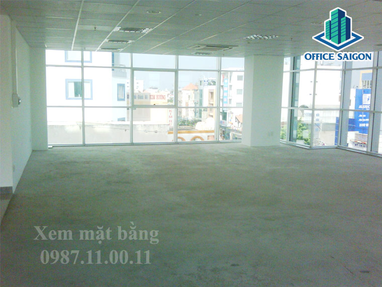 Diện tích 300m2 cho thuê tại lầu 7 tòa nhà Mekong Tower