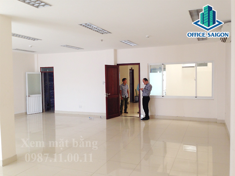 Một góc view khác của quá trình xem mặt bằng thực tế tại PBS building