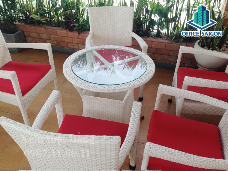 Sân thượng tòa nhà căn tin, ăn uống và cafe