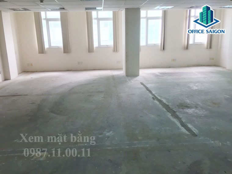 Mặt bằng thực tế tại Hoàng Triều building