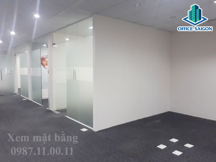 Mặt bằng tại IDD 2 building trần cao thông thoáng