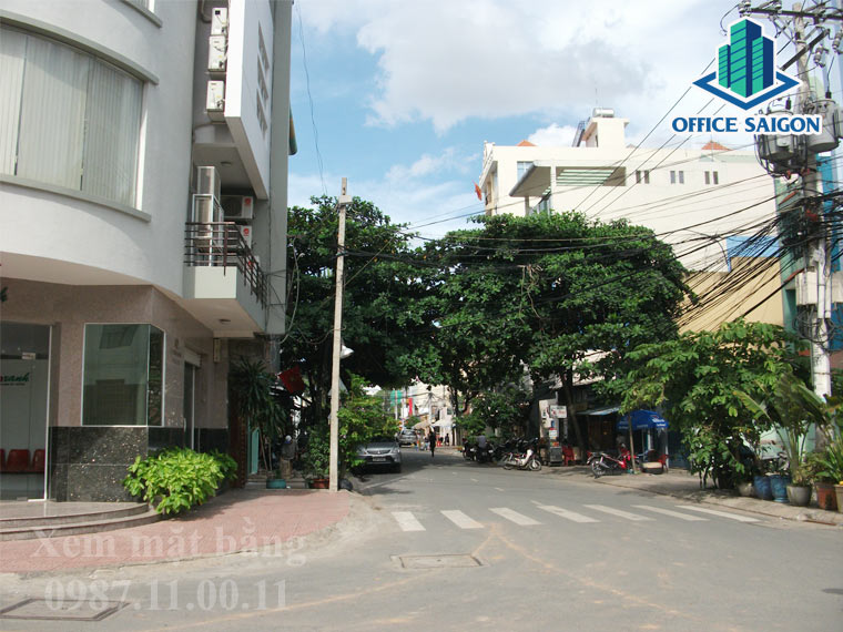 View đường Lê Trung Nghĩa phía trước tòa nhà LTN building