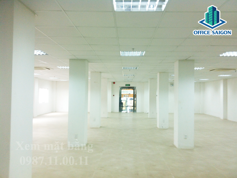 View diện tích cho thuê nguyên sàn tại tòa nhà Vietcomreal building