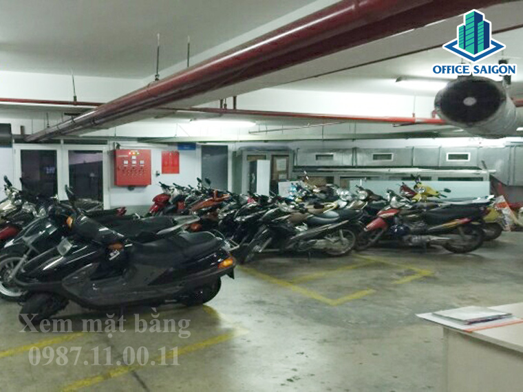 Hầm gởi xe tại cao ốc văn phòng Beta building đường Hàm Nghi