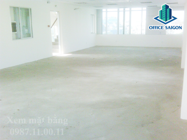 View diện tích 100m2 cho thuê tại cao ốc văn phòng Hoàng Minh building