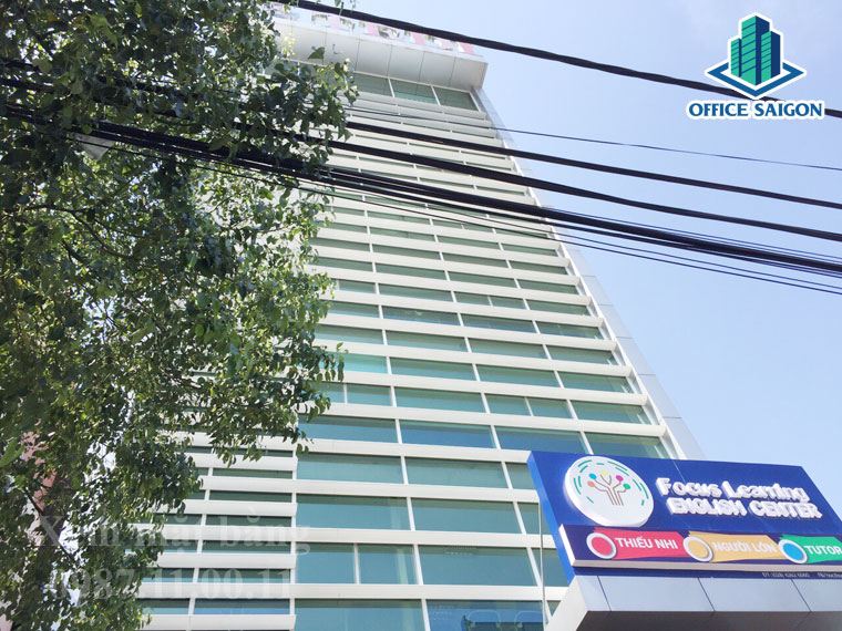 View tổng quan phía ngoài tòa nhà Tedi building Bình Thạnh