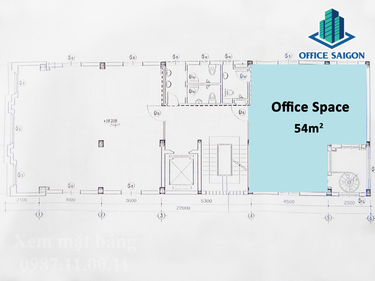Bản vẽ tầng của tòa nhà văn phòng KBC building