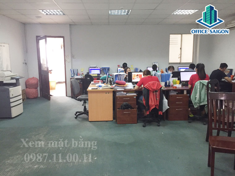 Một góc view diện tích 75m2 cho thuê tại Quang Minh building