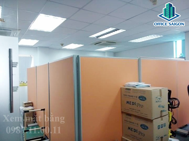 Một góc view khác của mặt bằng thực tế tại HUD building