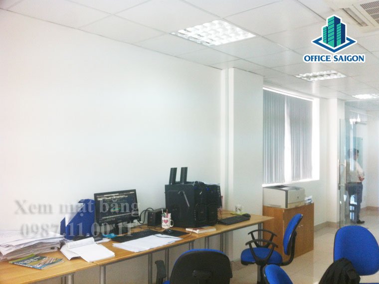 Mặt bằng cho thuê tại GIC 5 building trần cao thông thoáng