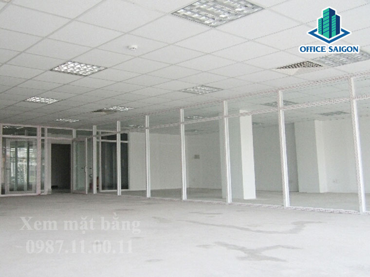 View diện tích thực tế tại cao ốc HT building quận Bình Thạnh