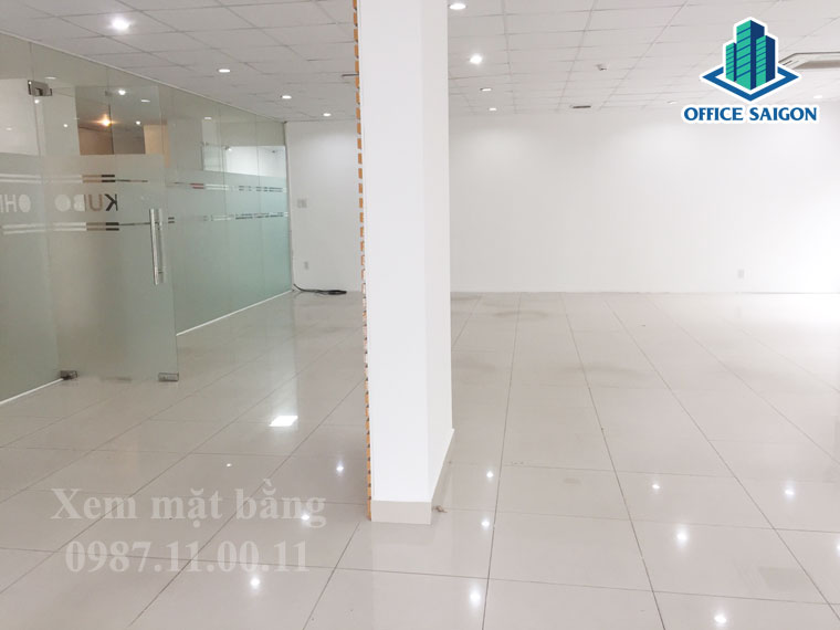 View diện tích 80m2 tầng 1 tại cao ốc GIC 2