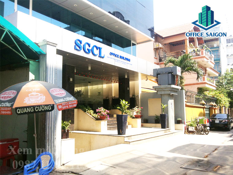 View đường nội bộ phía trước cao ốc SGCL building quận Bình Thạnh