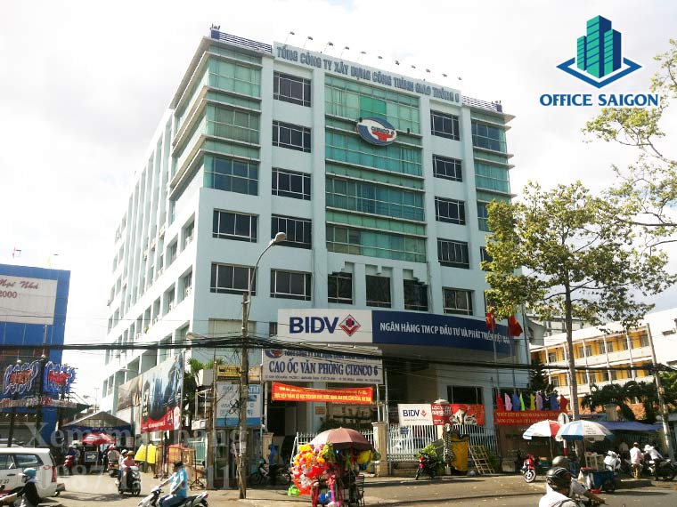 View tổng quan cao ốc văn phòng Cienco 6 building