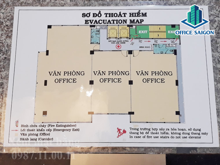 Bản vẽ mặt bằng mẫu tại tòa nhà Mỹ Thịnh building