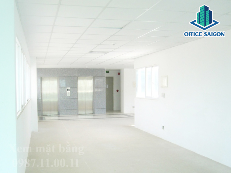 View phòng 60m2 đối diện thang máy ở tòa nhà Cavi building