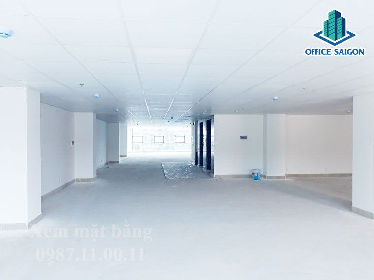 View diện tích nguyên sàn 310m2 tại lầu 6 ở tòa nhà B&L Tower