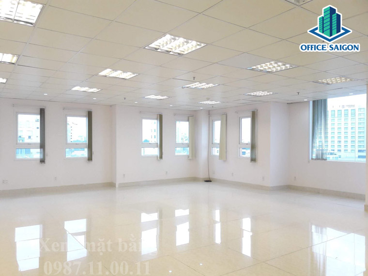 Mặt bằng tại Sohude tower trần cao thông thoáng