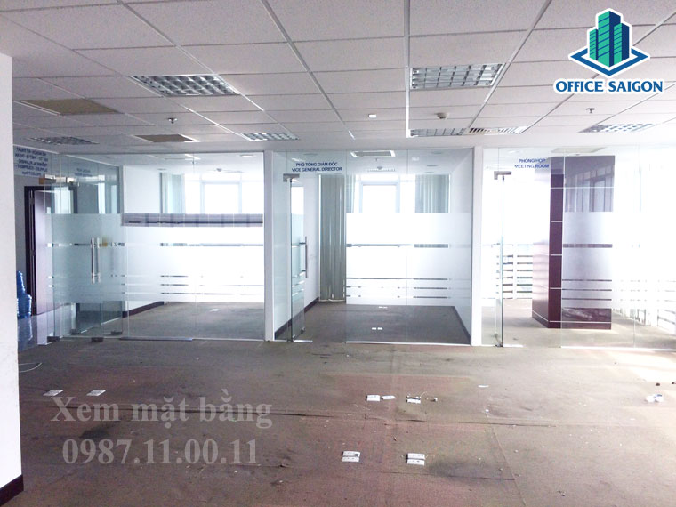 Văn phòng cho thuê tại Lutaco tower trần cao thông thoáng