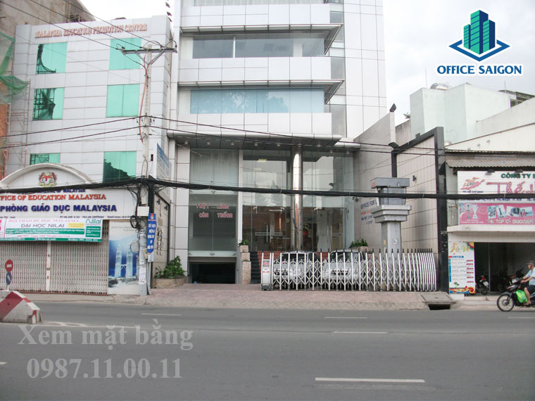 View mặt tiền phía trước tòa nhà H&H Tower