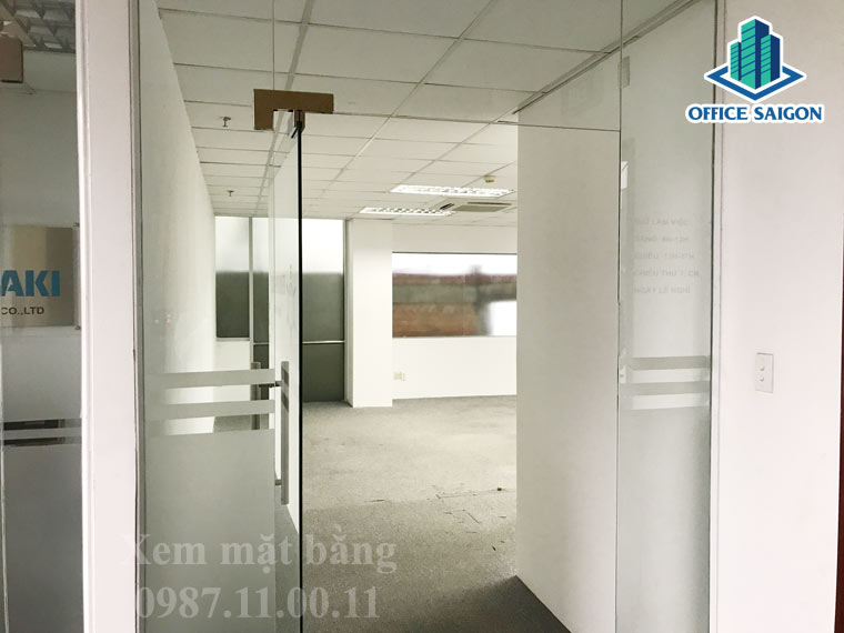 Một góc view khách diện tích lầu 8 tại tòa nhà H&H building