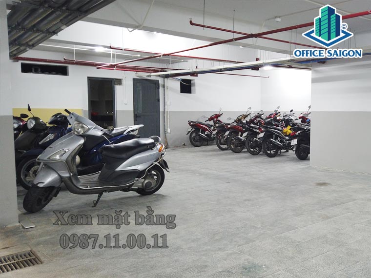 Hầm giữ xe có sức chứa lớn tại Sabay Building